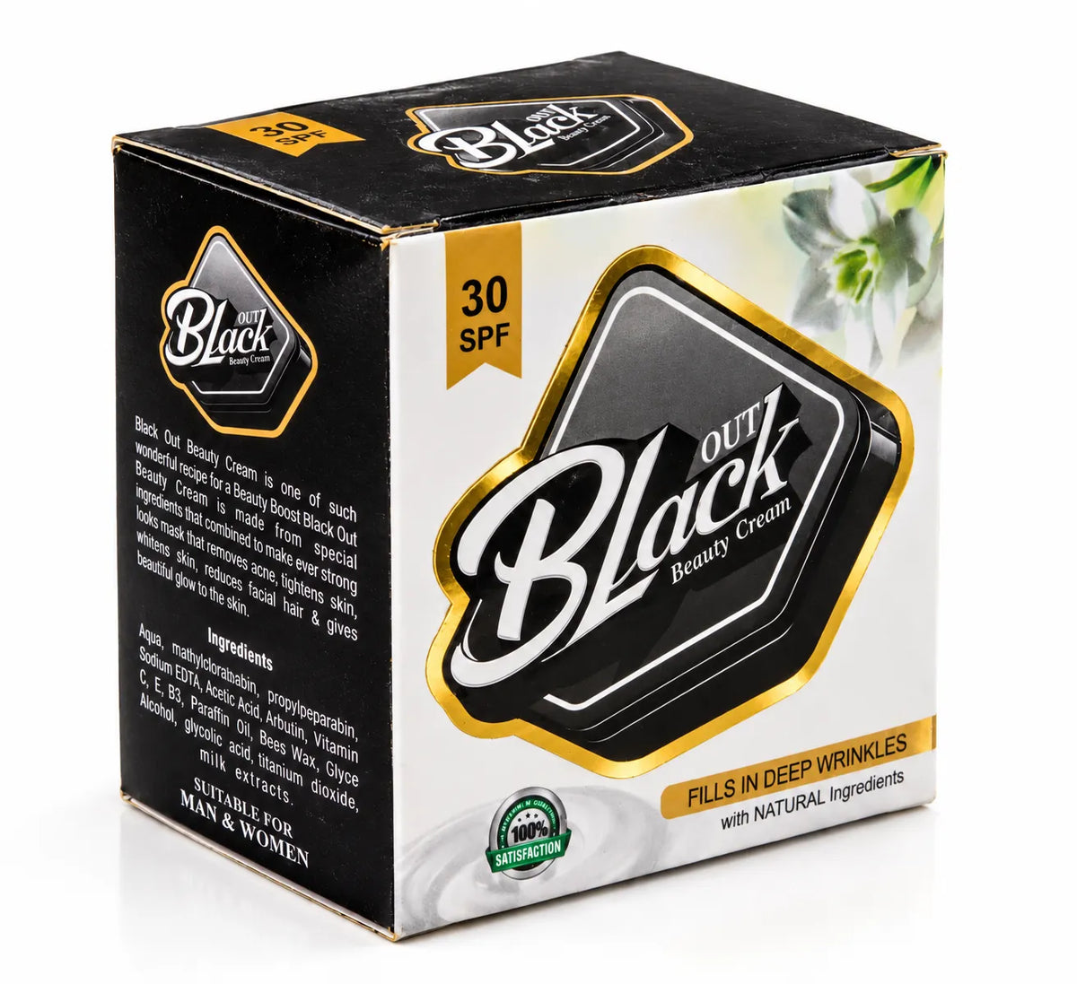 Black Out Beauty Cream – Korean Crystal Skin Formula